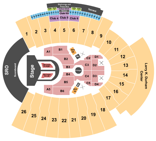 Sun Bowl Stadium Karol G Seating Chart